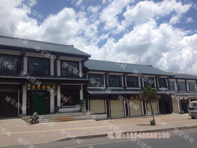 仿古樹脂瓦打造特色旅游復古街區,效果杠杠滴！