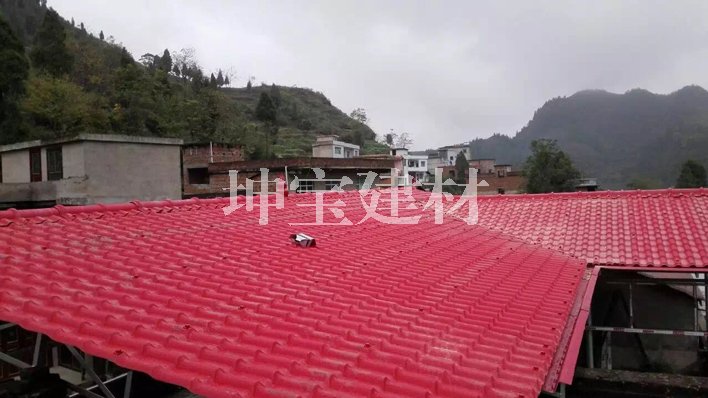 貴州合成樹脂瓦_銅仁江口區新農村改造項目