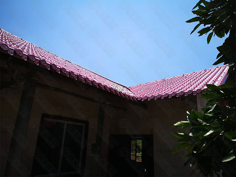 農家樂合成樹脂瓦效果圖 農家樂合成樹脂瓦效果圖
