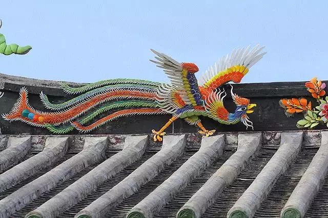 潮州嵌瓷,屋頂生花