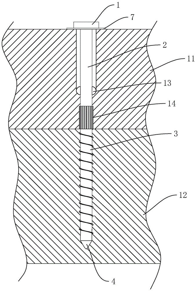 樹脂瓦安裝的自擴孔自攻螺絲